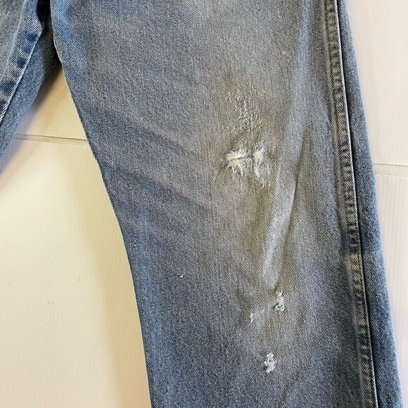 Vintage RUSTLER Jeans Mens 36 x 32 Straight Leg Denim 100% Cotton Western Cowboy - Picture 12 of 16